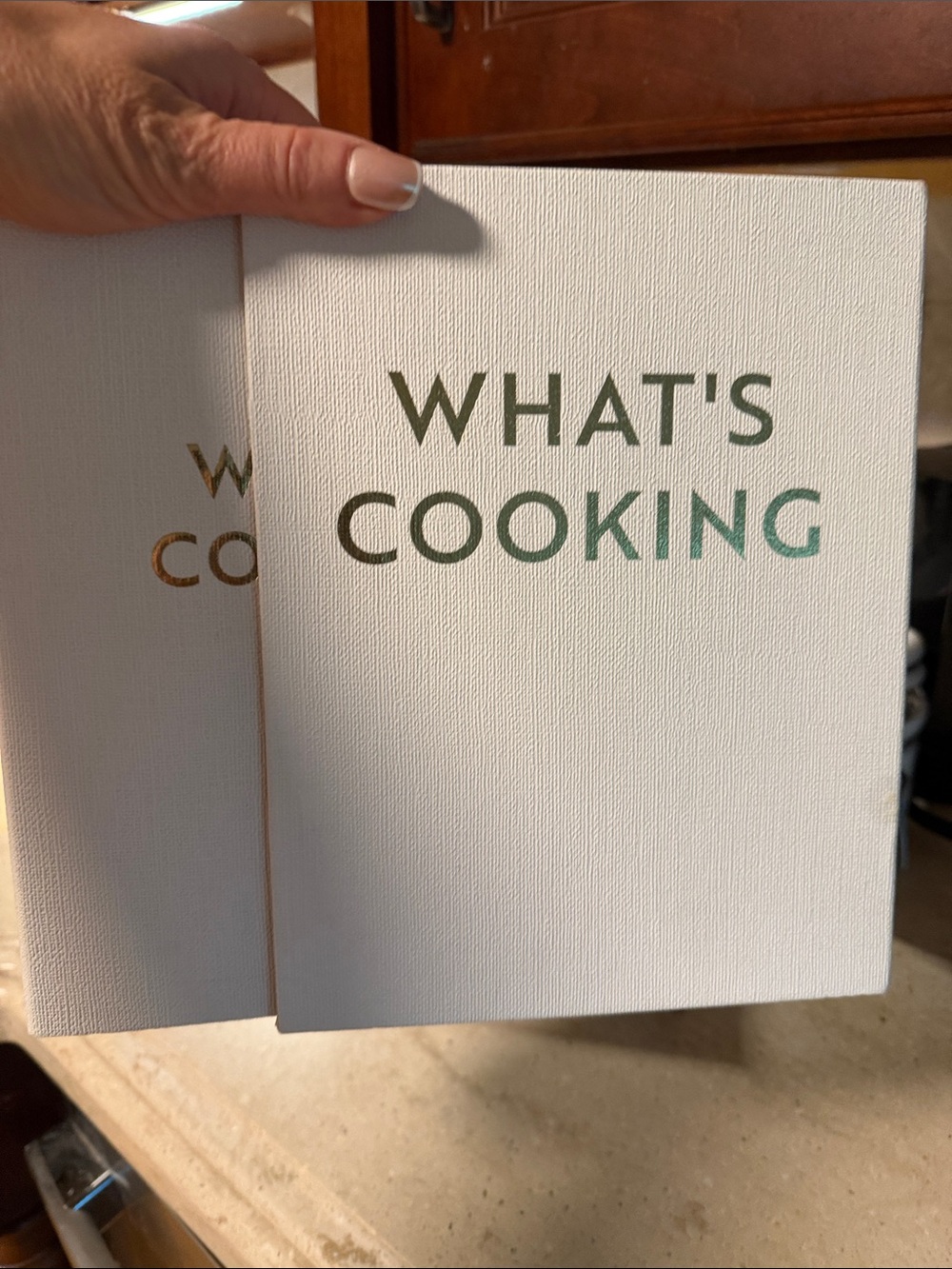 NIB “What’s Cooking” Decorative Kitchen Cookbook or Recipe Box